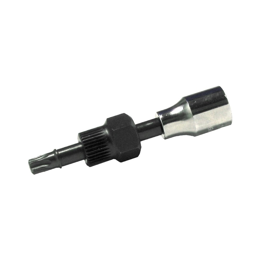 Chaveta dentada para alternador, perfil en T, 50 x 110 mm, accionamiento de 1/2', hexágono interior de 22 mm.