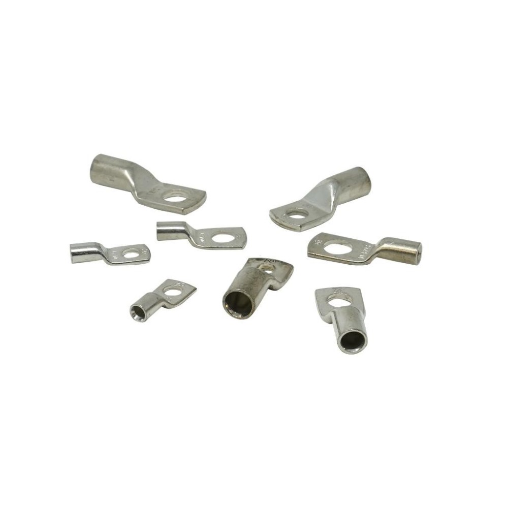 Terminales de cable tubulares M6, M8, M10, juego de 38 piezas en casete