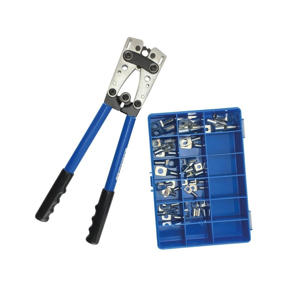 Juego de alicates de crimpeado, 40 piezas.