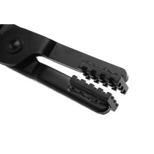 Alicates para abrazaderas de manguera de doble articulación, rectos