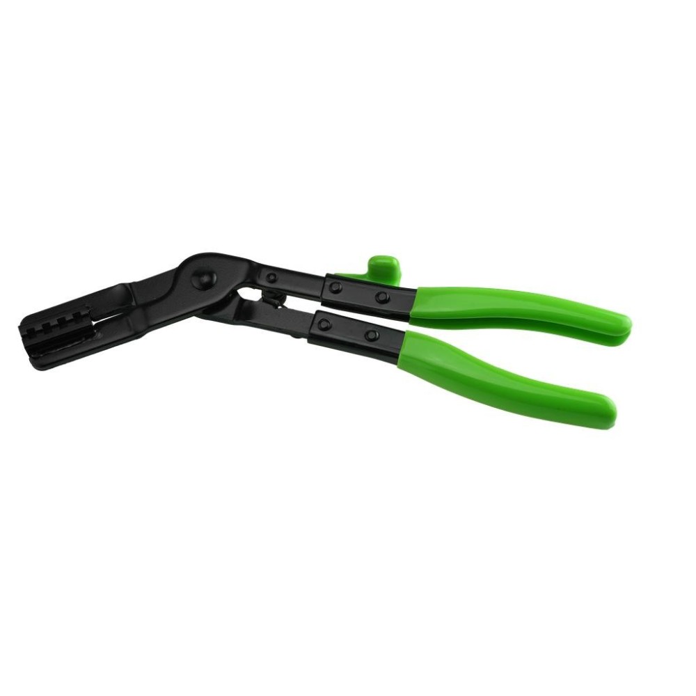 Alicates para abrazaderas de manguera de 30° con mecanismo de bloqueo