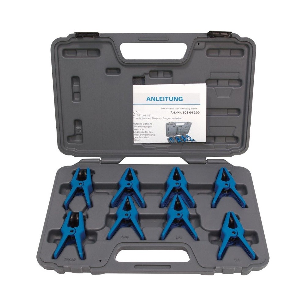 Juego de abrazaderas para sellado de tuberías