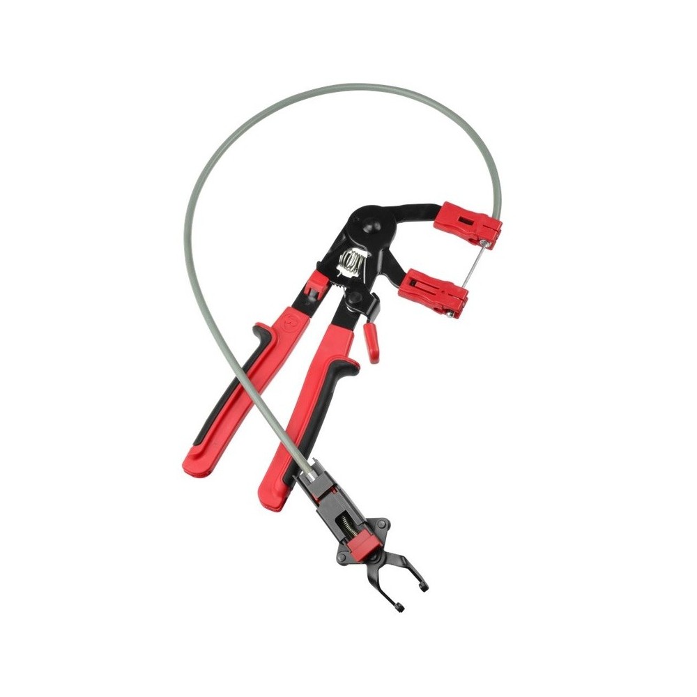 Alicates de liberación rápida con cable Bowden y mecanismo de bloqueo