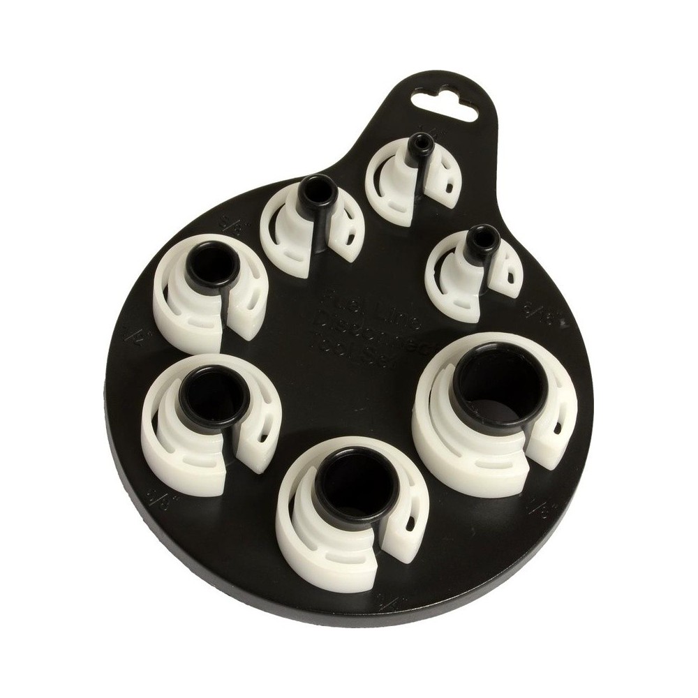 Juego de clips de corbata para liberación de enlace de línea, 7 piezas.