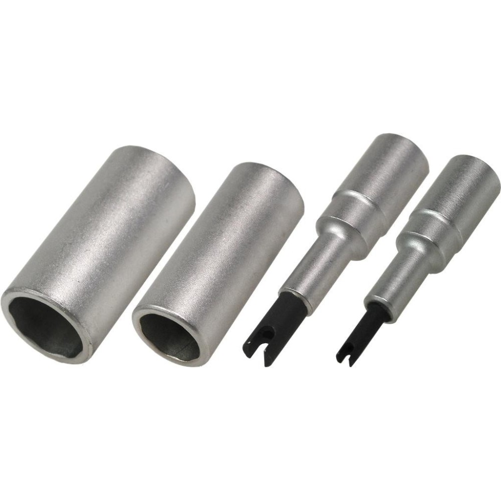 Juego de vasos para válvulas y conectores, 12 piezas, para sistemas de aire acondicionado, accionamiento de 1/4'.