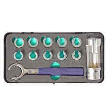 Juego de llaves para tuercas abocinadas en estuche
