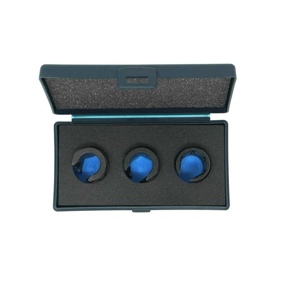 Juego de llaves de vaso abiertas para conexiones de alta presión, 17/18/19 mm