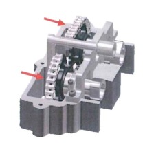 Juego de herramientas para guía de cadena de distribución OM 651 en estuche