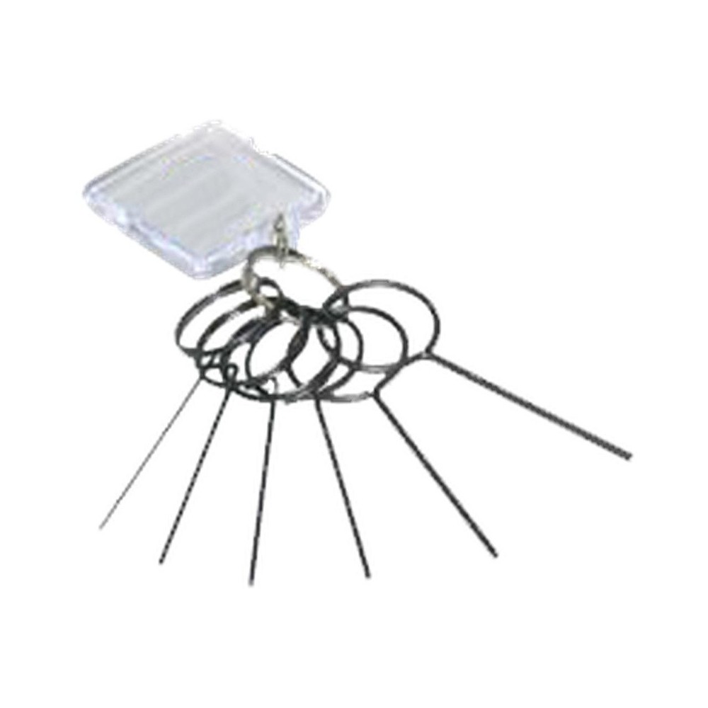 Poleas tensoras de correa de distribución - juego de pasadores de bloqueo de 6 piezas.