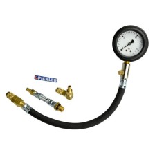 Comprobador de presión de compresión Mod.Scooter motores gasolina 0-16 bar con adaptador flexible M14x1,25 + racor codo