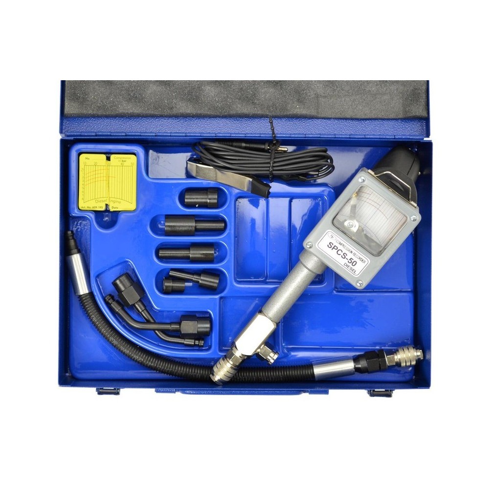 Comprobador de compresión de registro D SK Motores diésel 10-50 bar