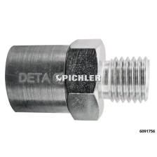 Adaptador diésel DETA 02 M12x1,5 M12x1,25 Rosca interna