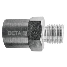 Adaptador diésel DETA 02 M12x1,5 M12x1,25 Rosca interna
