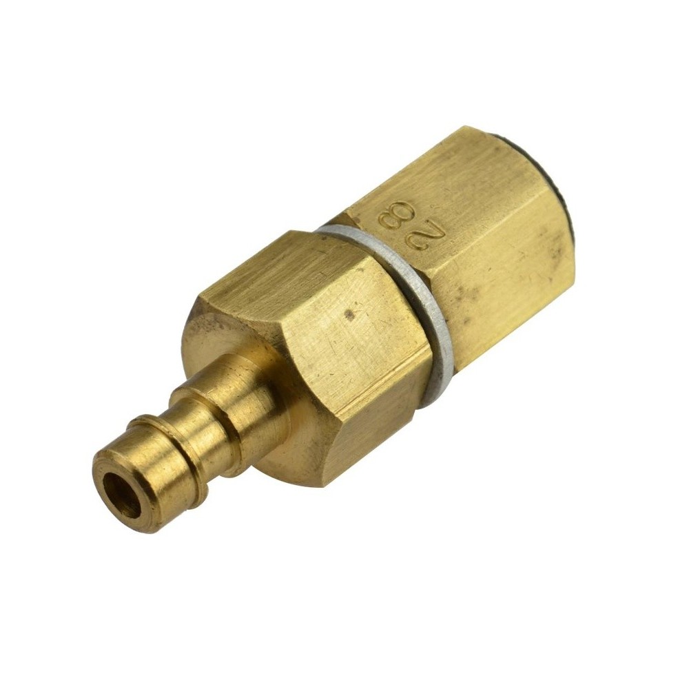 Adaptador L+H Jetronic 28 SK con ángulo para MB y Opel 7/16'-20UNF V6 (I)