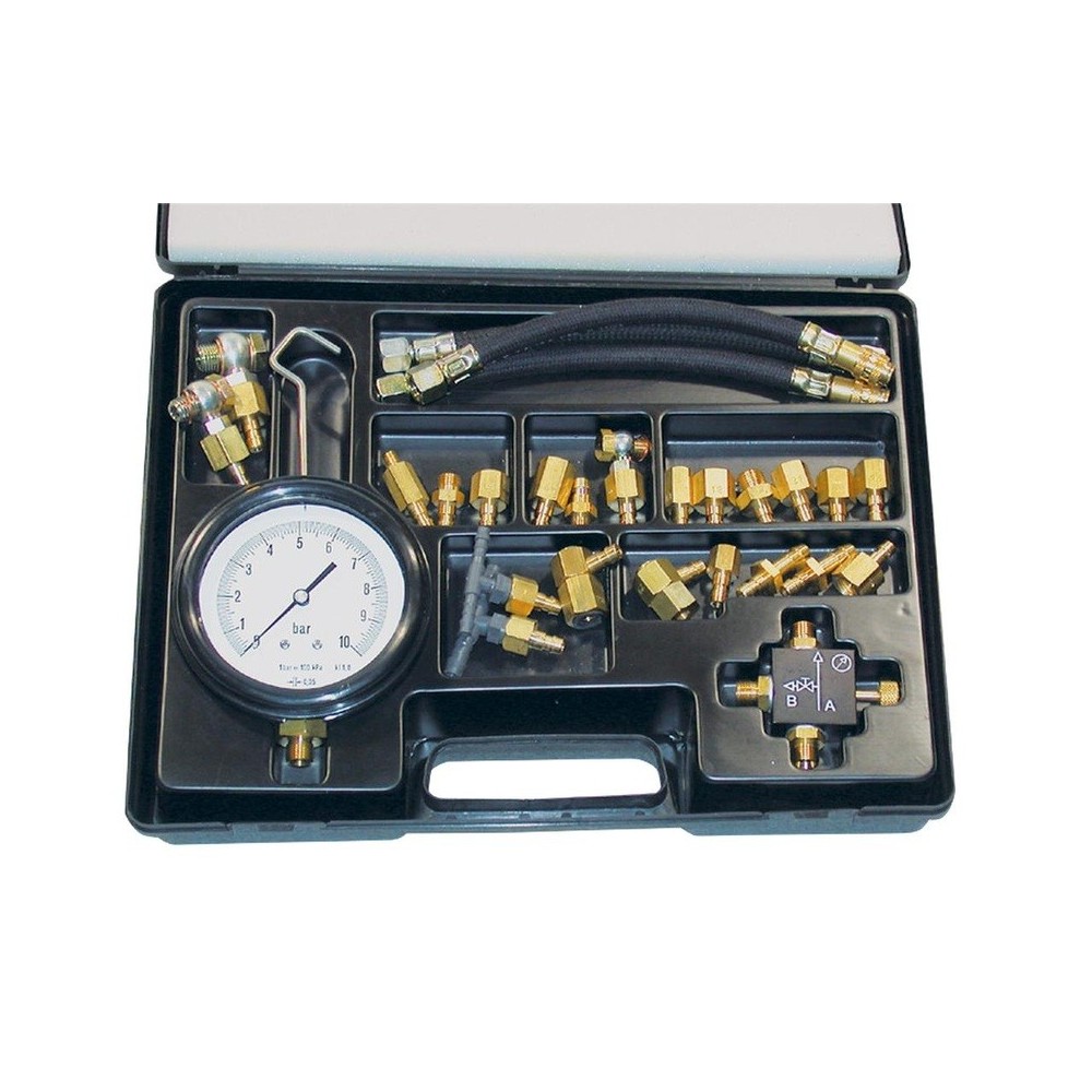 Conjunto de prueba de presión del sistema de inyección de combustible modelo 3