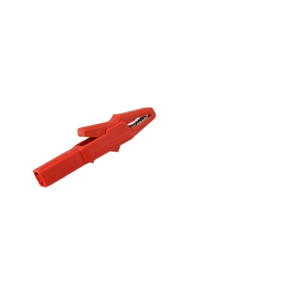 pinza de cocodrilo roja