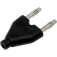 Adaptador 2 a 1 negro