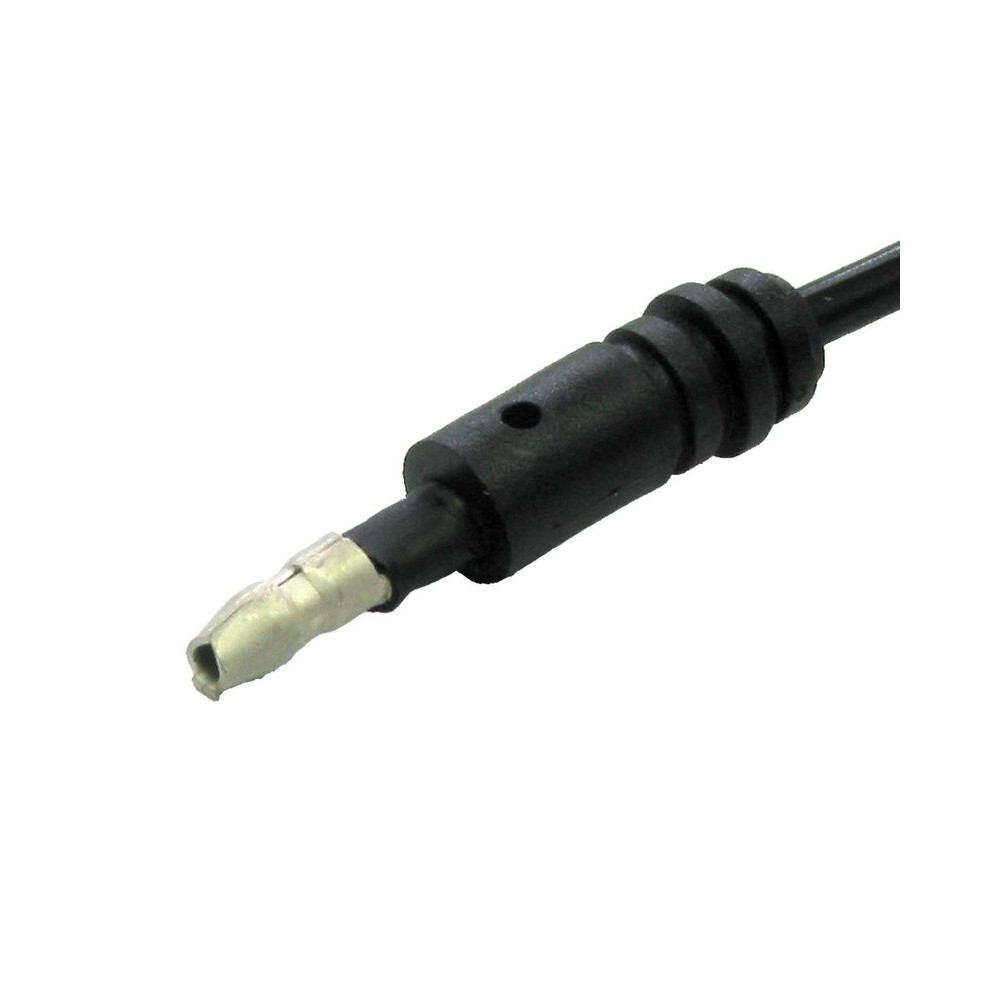 Conectores de terminal de cable con terminales de cable redondos, negros, 3,5 mm (puntiagudos/redondos)