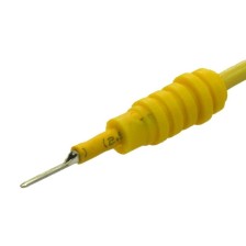 Conector de terminal de cable V redondo 0,8 mm amarillo