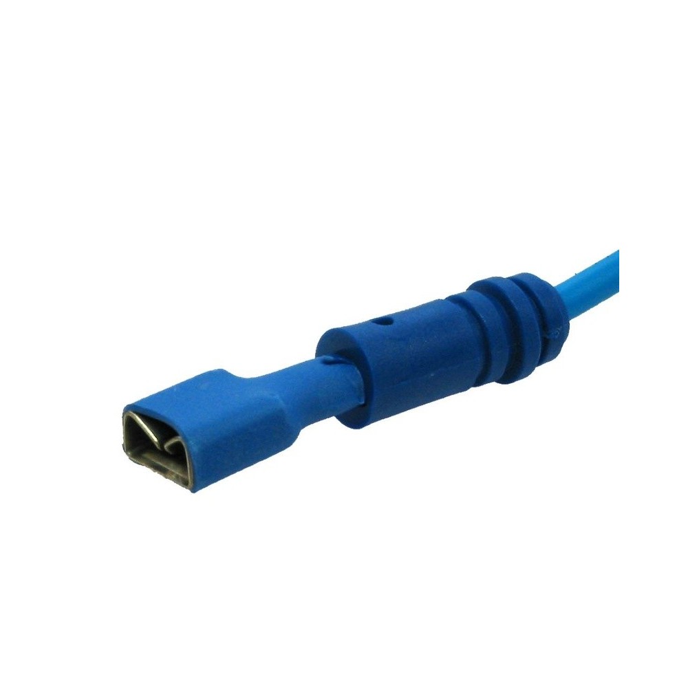 Conector de pala hembra de 6,0 mm, color azul