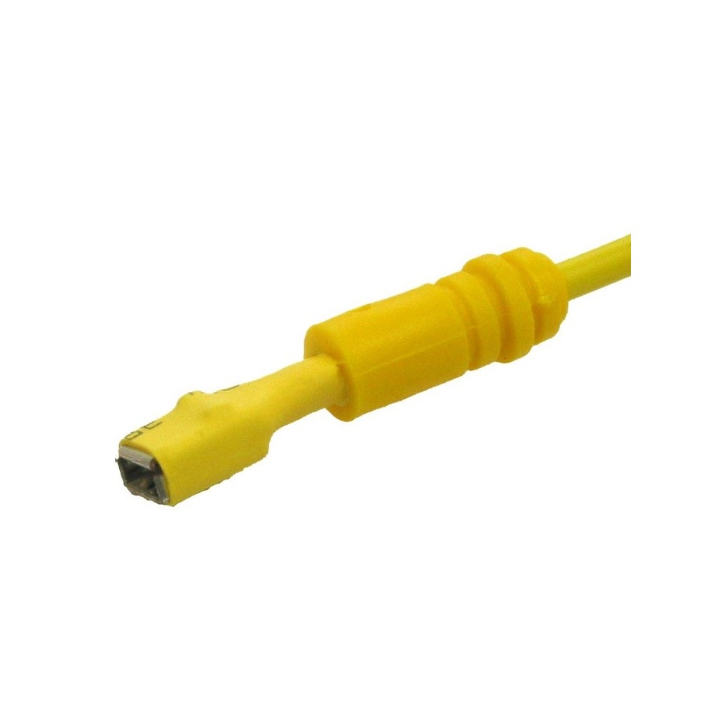Conector de terminal de cable M plano 5,0 mm amarillo