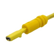 Conector de terminal de cable M plano 3,0 mm amarillo