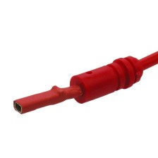 Conector de terminal de cable M plano 2,0 mm rojo