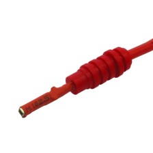 Conector de terminal de cable M plano 1,2 mm rojo
