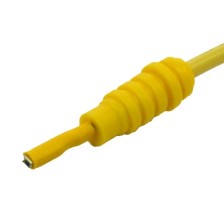 Conector de terminal de cable M plano 0,8 mm amarillo