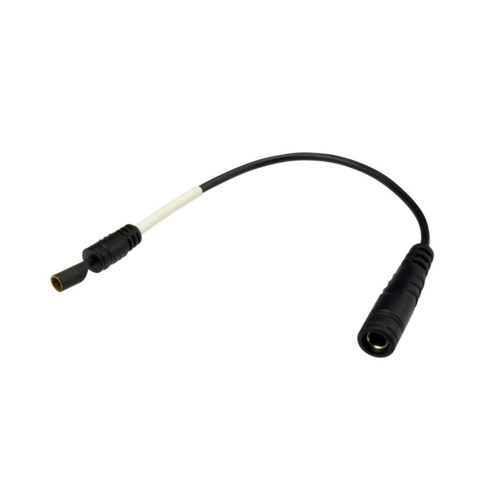 Conector de cable hembra con terminales redondos, negro, 3,5 mm