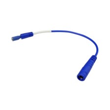 Conector de cable hembra con terminales redondos, azul, 4,0 mm