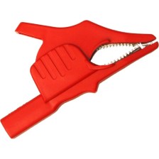 Pinza de cocodrilo roja