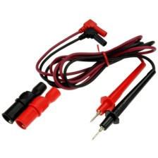 Juego de cables de prueba para multímetro digital (rojo + negro) ET247
