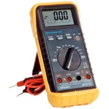 Multímetro digital Mot.MT con pantalla LCD, máx. 10 amperios, prueba de continuidad acústica