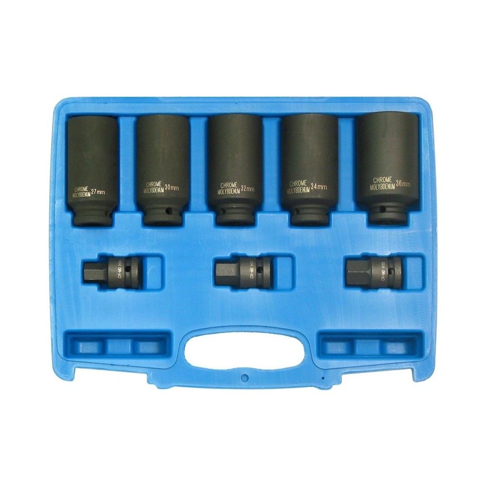 Juego de vasos de impacto de 12 puntas para ejes de transmisión