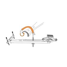 Soporte universal para motor y caja de cambios debajo del vehículo