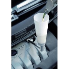 Adaptador de ángulo de llenado de aceite para embudo de llenado y adaptadores