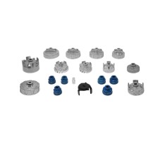 Juego de llaves para filtros de aceite universales, 19 piezas.