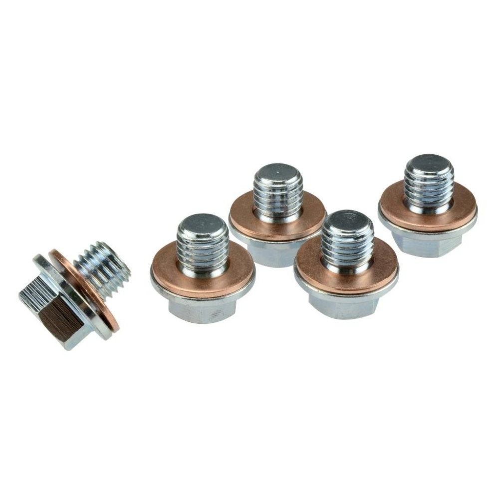 Tapón de drenaje M11 x 1,5 x 20 mm con anillos de sellado de cobre 11 x 20 x 1,5 unidad de embalaje 5 uds.