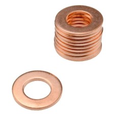 Anillo de sellado de cobre 11 x 20 x 1,5 mm unidad de embalaje 10 uds.