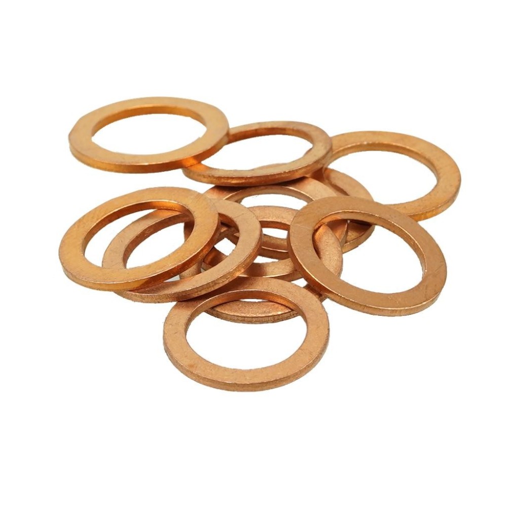 M 13 Cobre (10 piezas) Paquetes de recarga de anillos de sellado: