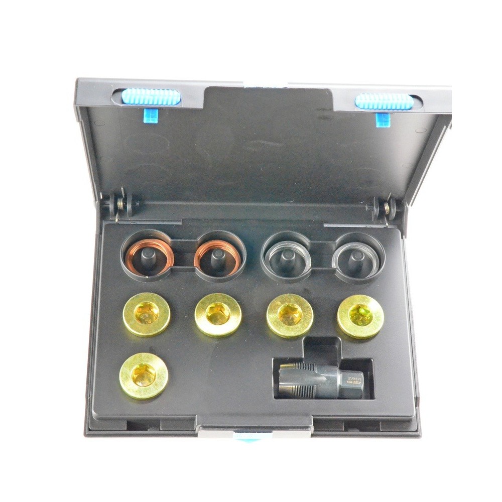 Juego completo de reparación de roscas y tornillos de salida de aceite M 24