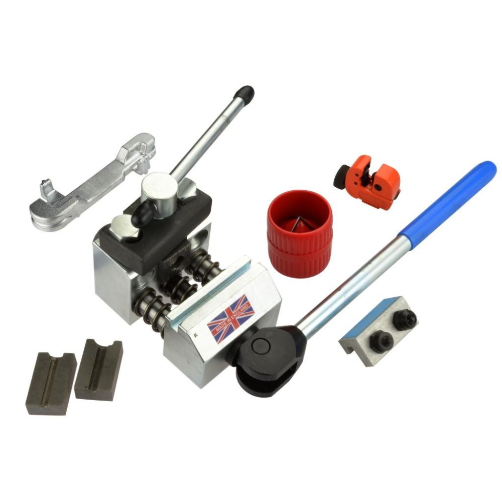 Abocardador doble modelo K, 4,75 4,75 y 6 mm con accesorios, para motos, turismos