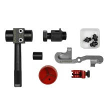 Herramienta para abocardar frenos de vehículos modelo M para bridas simples y dobles SAE y DIN