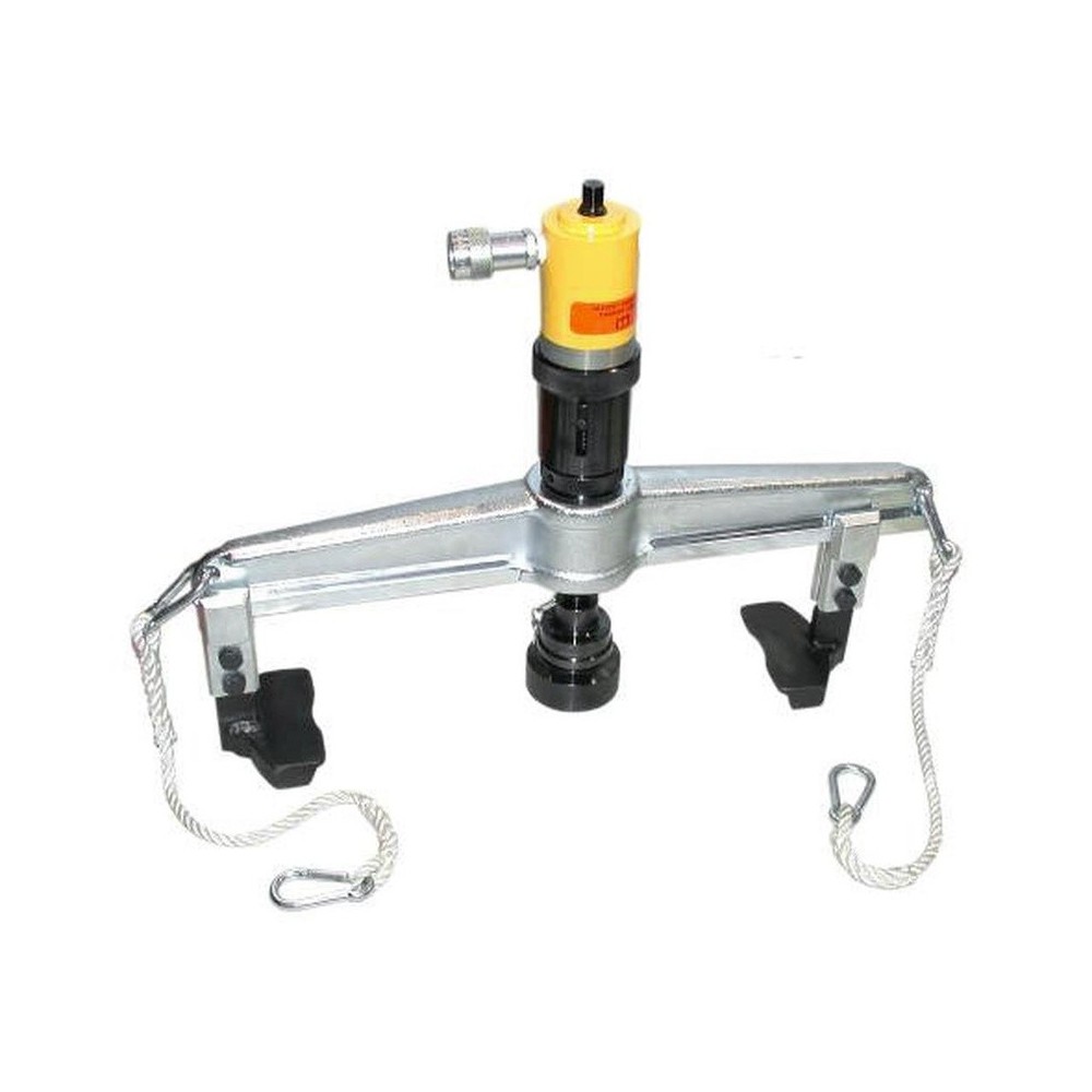 Extractor de discos y tambores de freno con componentes hidráulicos de 12t