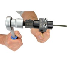 Juego de servicio de línea de freno, 10 piezas, incluye herramienta de abocardado, dispositivo de doblado y cortador de tubos (