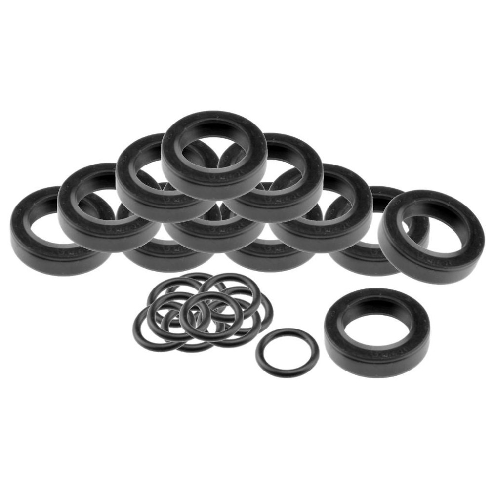 Kit de reparación de juntas de estanqueidad para pinzas de freno VW, Audi, Seat: 6 retenes de aceite y 6 juntas tóricas