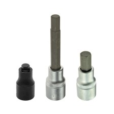 Juego de vasos hexagonales 9+11 mm 1/2', 3 piezas.