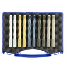 Juego de herramientas de guía de alineación de pernos de rueda para automóviles, 10 piezas.