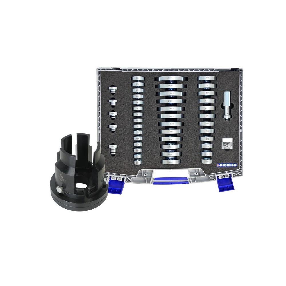 Juego de piezas de presión universales, 45 piezas, con casquillo espaciador